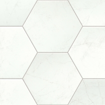 STERLINA - 8X10 HEX, WHITE, MATTE